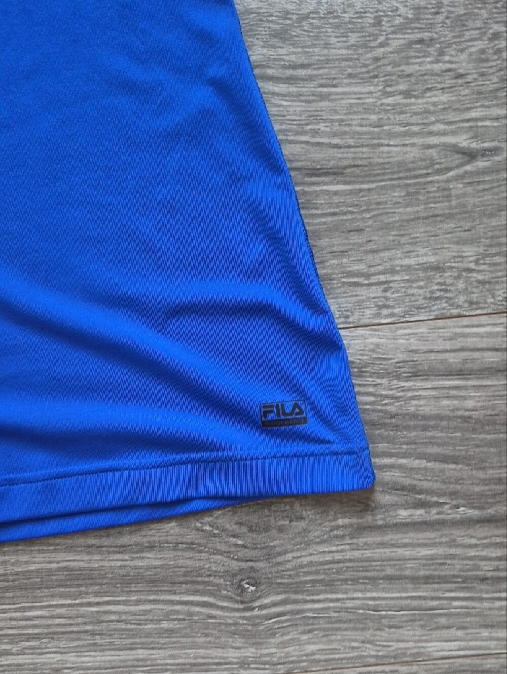 FILA Bright Blue Racerback V-Neck Tank Top - Picture 5 of 5